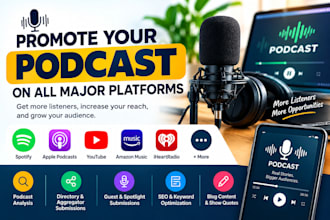 promote your podcast on all podcast platforms