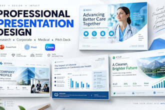 design research presentation slide corporate pitch deck medical powerpoint prezi