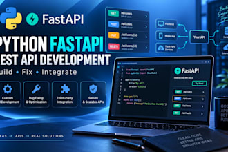 build or fix a python fastapi rest API