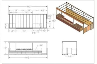 create fabrication ready architectural millwork and cabinet shop drawings