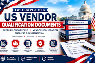 prepare your US vendor qualification documents