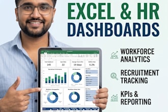 create an HR dashboard and recruitment tracker in excel