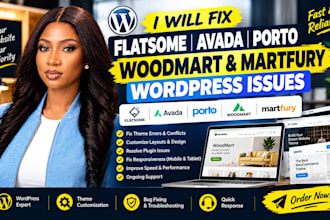fix flatsome avada porto woodmart and martfury wordpress issues