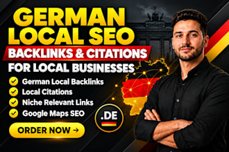 do local business SEO backlink, local citations for germany business ranking