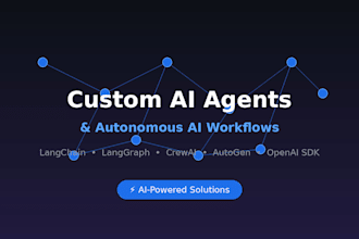 build custom ai agents and autonomous ai workflows for your business