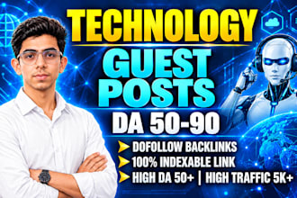 publish technology guest post with dofollow backlinks