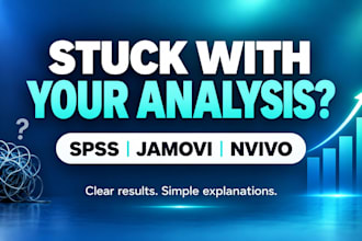 do research data analysis using spss, jamovi or nvivo