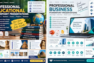 create professional powerpoint presentations and PPT slides
