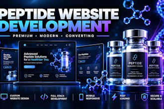 build peptide website fda compliant peptide store