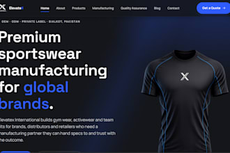 build a professional multi page business website for your company