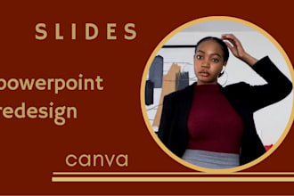 redesign and improve powerpoint presentation or google slides, PPT makeover