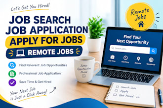 with job search, job application and apply for jobs