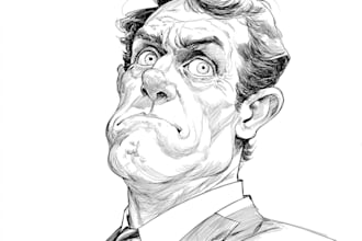 create funny political satire and caricature art