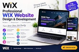 design a professional wix website, redesign or build wix studio site