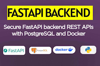 build secure fastapi backend rest API with postgresql