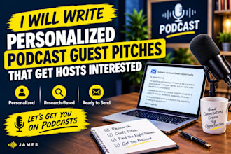 create a professional podcast guest one sheet and media kit
