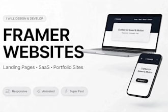 build a 3d animated framer website