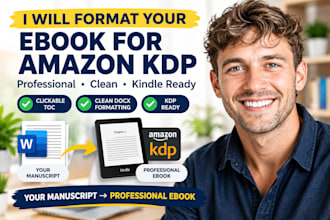 format your ebook for amazon KDP
