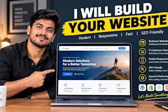 create a professional working website