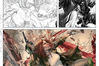 draw comic book cover