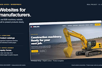 build a wordpress website for your manufacturing or b2b business
