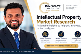 provide patentability search services and patent consulting