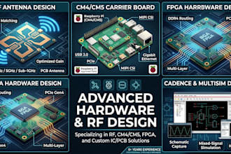design rf antenna cm4 cm5 carrier  board fpga multisum cadence virtuoso
