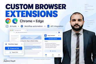 develop chrome and edge extensions with ai and browser automation