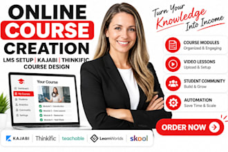 medical online course setup, skool community, lms design and course upload