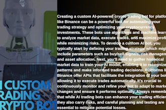 crypto trading bot, ai crypto trading bot, crypto trading bot