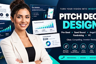 pre seed pitch deck seed round pitch deck angel funding deck fundraising deck vc