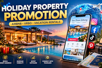 promote your airbnb vacation rental and holiday property