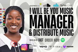 distribute, fix issues and migrate music catalog on distrokid, tunecore, cdbaby