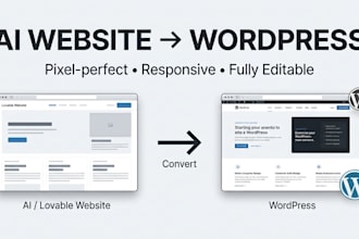 convert your lovable ai website to wordpress
