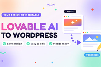 convert your lovable ai website to wordpress