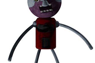 do fnaf inspired 3d character