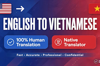 translate english to vietnamese and proofread vietnamese english document
