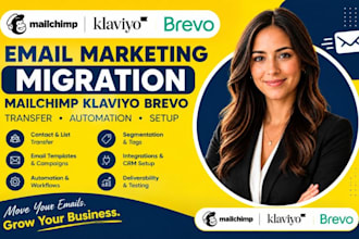 migrate email marking system mailchimp klaviyo brevo transfer automation setup