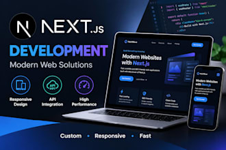 create modern websites with nextjs