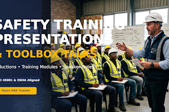 create safety training presentations and toolbox talks