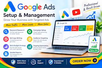 set up and manage google ads campaign