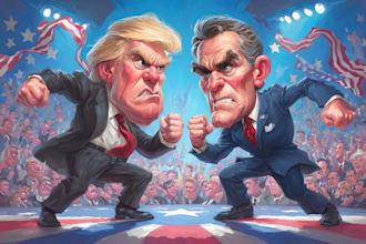 create custom political caricature artwork