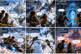 create film storyboards, animation animatics and short animated scenes