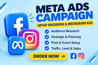 setup facebook ads instagram ads campaign meta ads fb advertisement