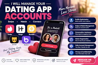swipe and manage your tinder, hinge, bumble, grindr, badoo account