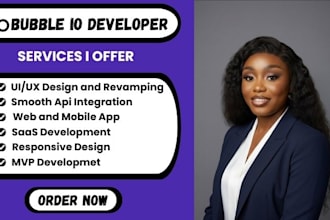 be your bubble developer for bubble app, mvp, saas and website