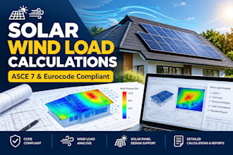 do professional wind load calculations and reports