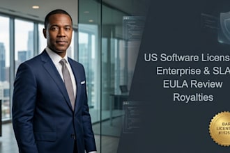 draft an enterprise software license agreement with commercial terms