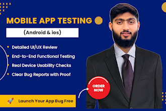 do mobile app testing, QA testing and bug reporting