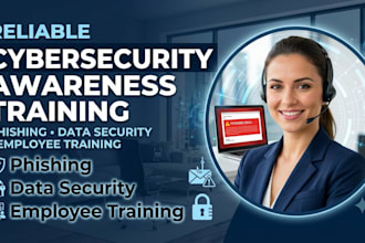 create cybersecurity awareness training course for employees and teams